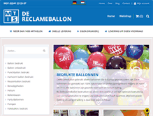 Tablet Screenshot of dereclameballon.nl